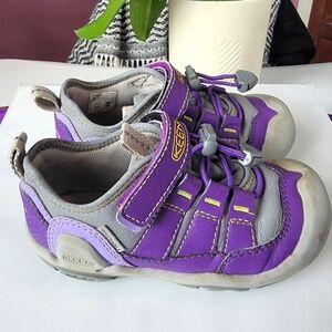 Keen Purple & Grey Knotch Hollow Sneaker (kids/toddler - size 9) (USED)